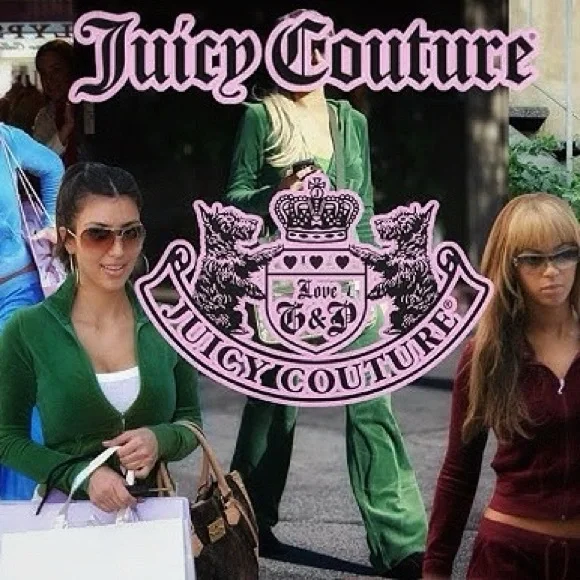Y2K Juicy Couture Vintage Green Velour Full Zip Tracksuit Jacket 💚 American Made - Picture 2 of 16